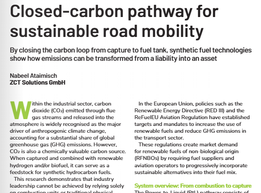Closed-carbon pathway